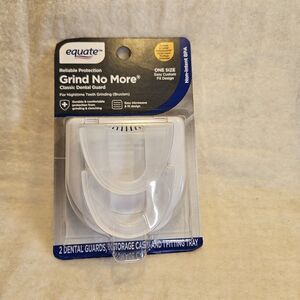 Equate Grind No More Classic Dental Guard BPA-Free Reusable w/ Storage Case